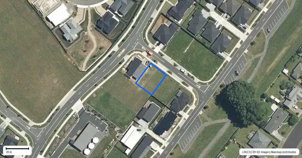 Property context map for 5 Maru Street, Morrinsville