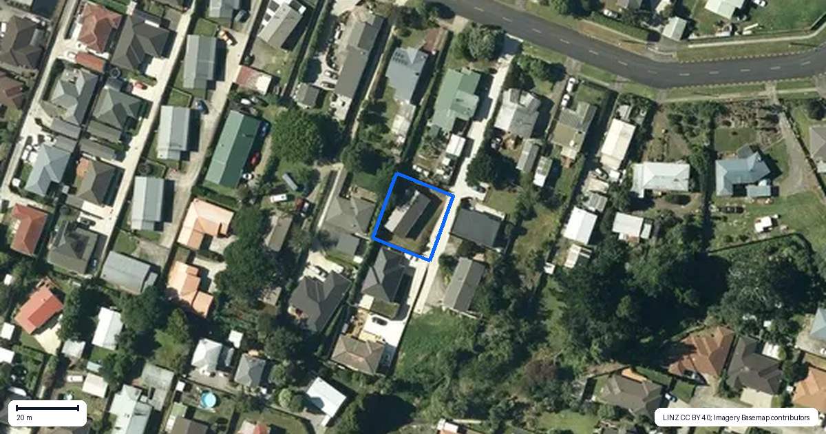 Property context map for 21B Jellicoe Avenue, Tuakau