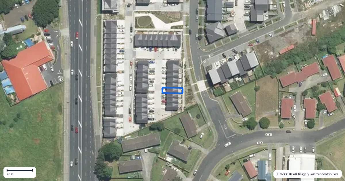 Property context map for 6/31 Mahalo Avenue, Wiri, Auckland