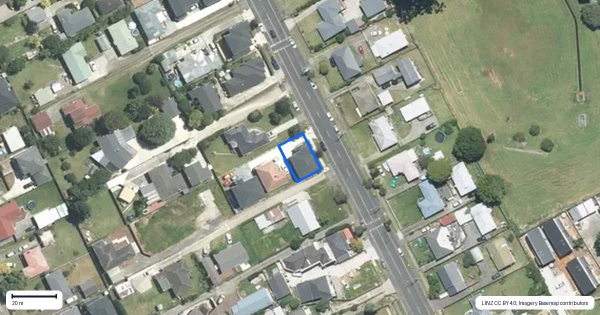 Property context map for 36 Christmas Road, Manurewa, Auckland