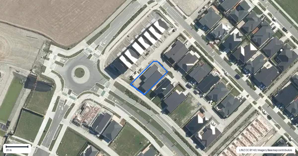 Property context map for 106 Argent Lane, Wainui