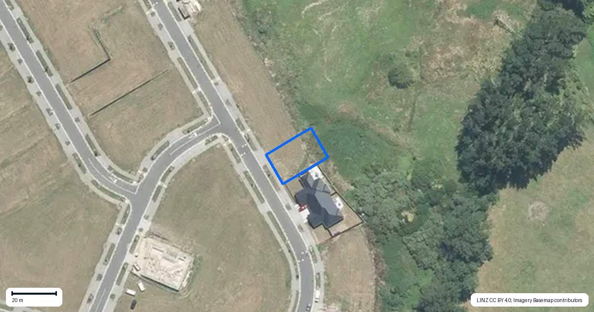 Property context map for 78 Metoriti Crescent, Karaka, Papakura