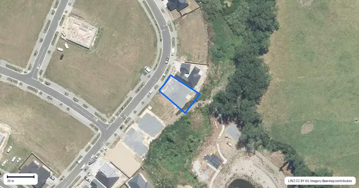 Property context map for 90 Metoriti Crescent, Karaka, Papakura