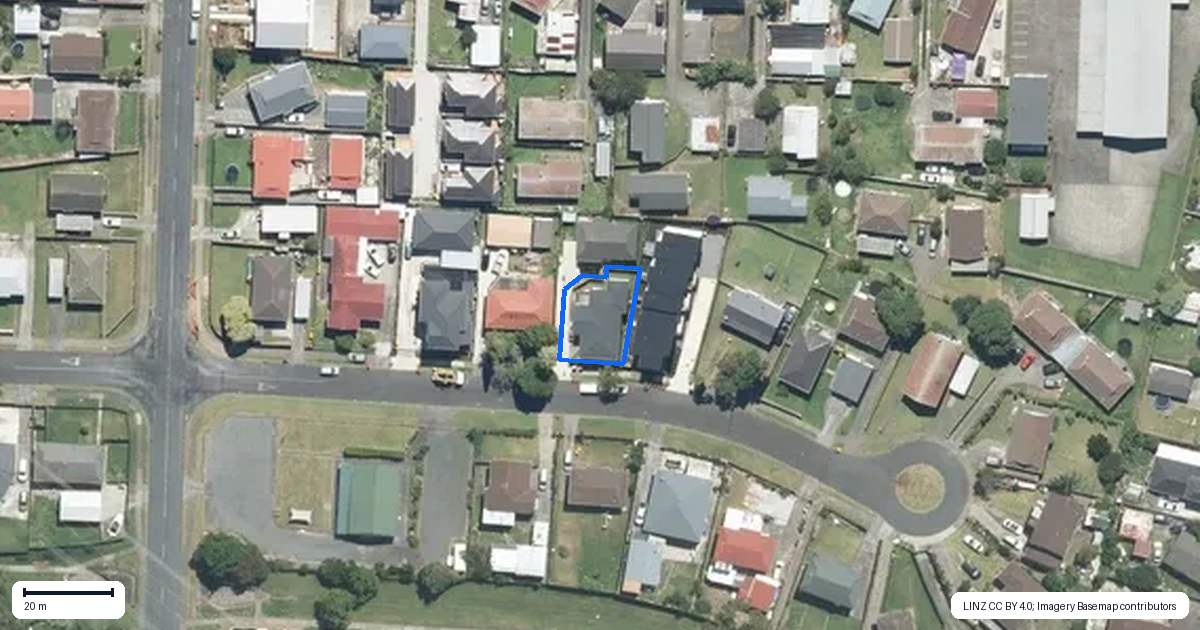 Property context map for 10A Caserta Place, Clover Park, Auckland