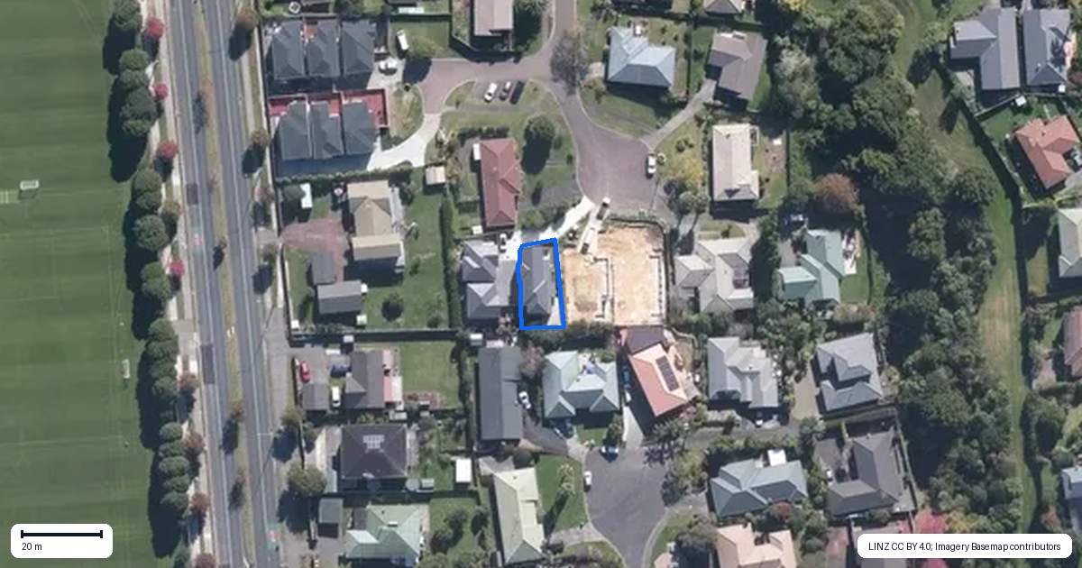 Property context map for 14A Notre Dame Way, Albany, Auckland