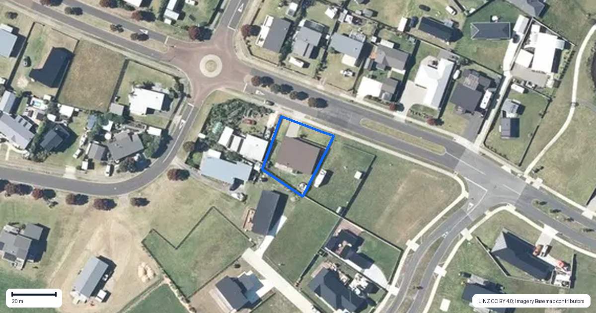 Property context map for 168 Harbour Drive, Matarangi, Whitianga