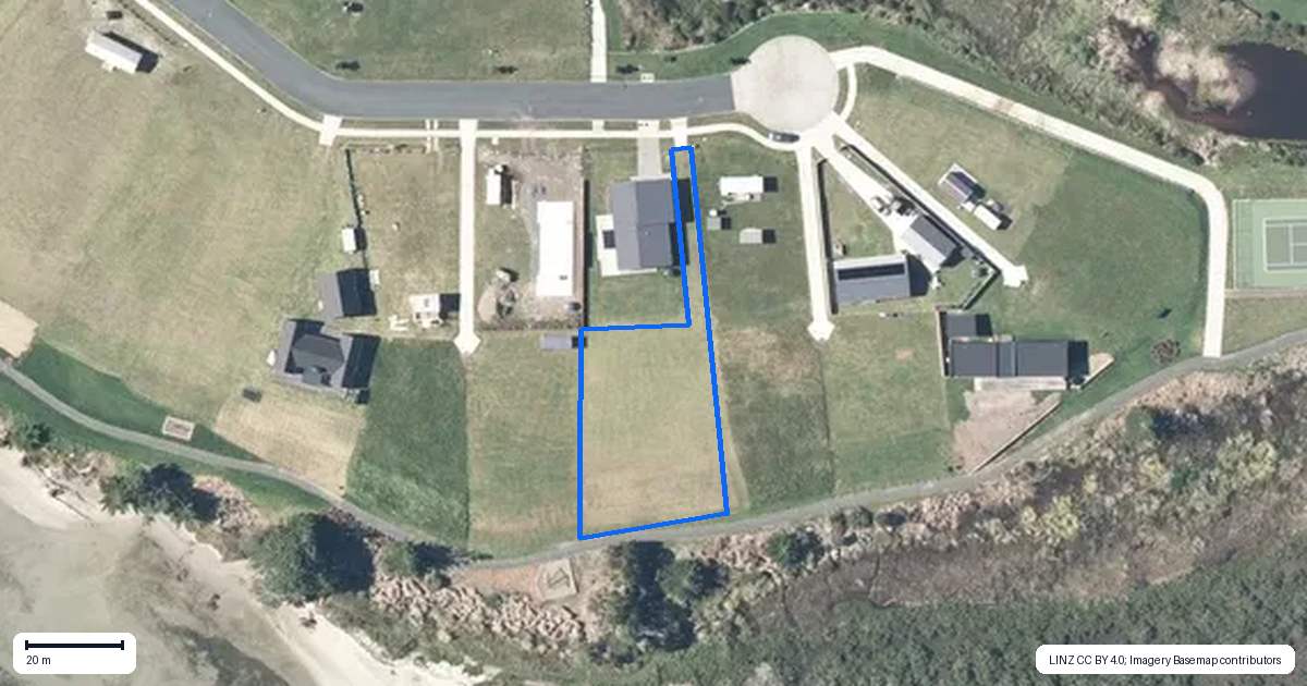 Property context map for 30 Taniwha Place, Matarangi, Whitianga