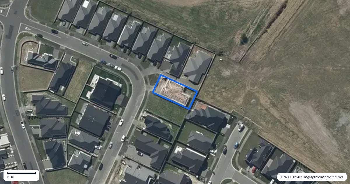 Property context map for 22 Mabel Crescent, Halswell, Christchurch