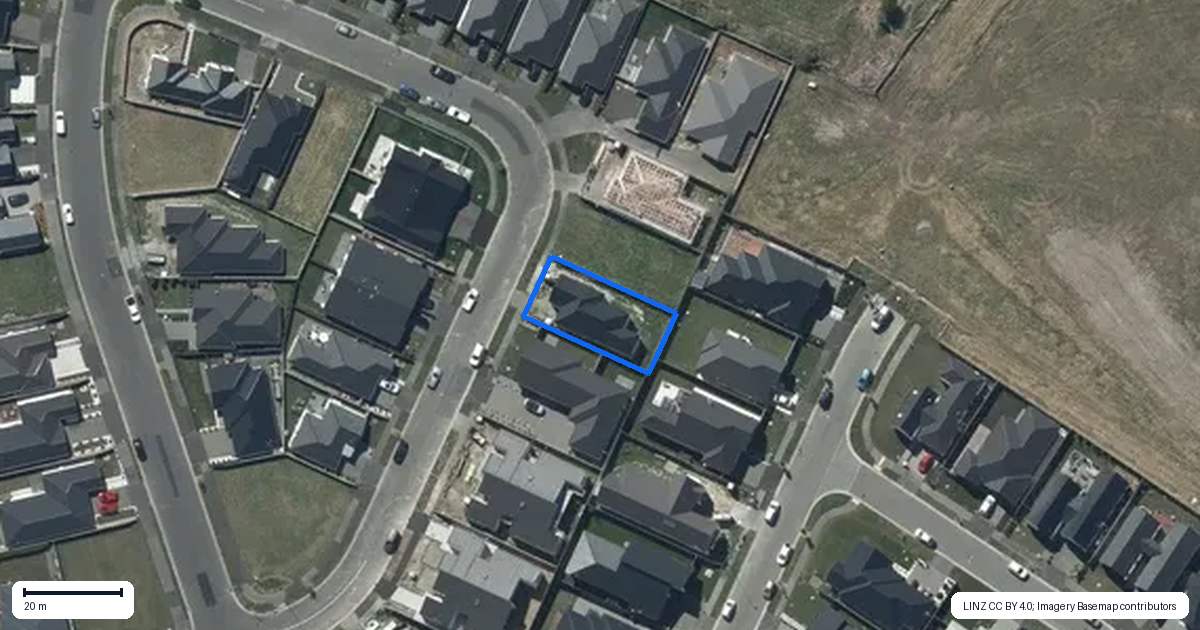 Property context map for 18 Mabel Crescent, Halswell, Christchurch