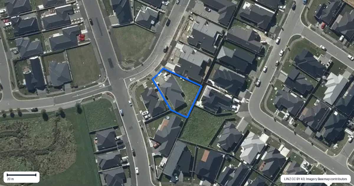 Property context map for 4 Mabel Crescent, Halswell, Christchurch