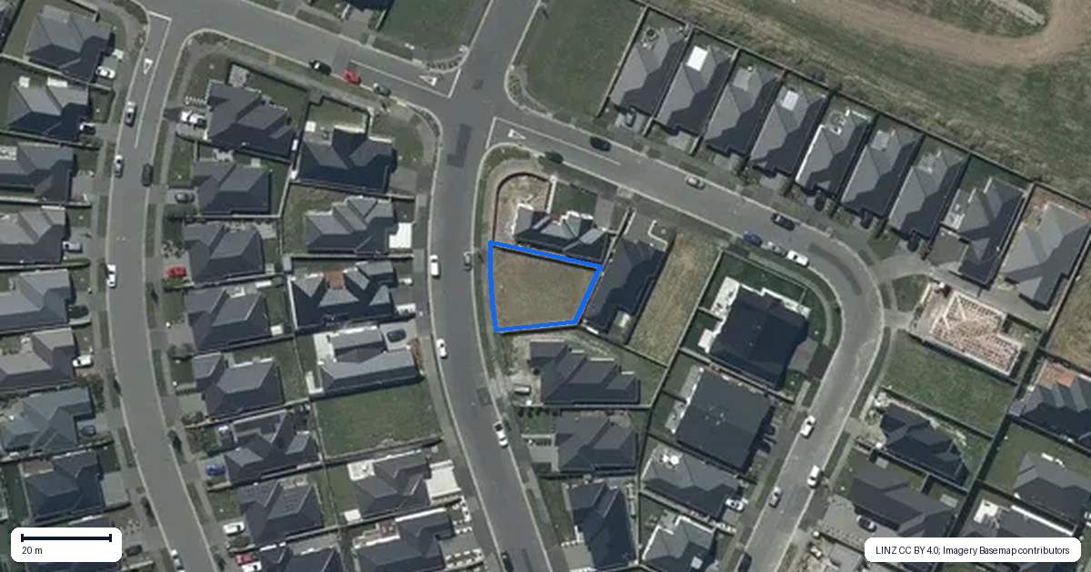 Property context map for 50 Te Repo Drive, Halswell, Christchurch