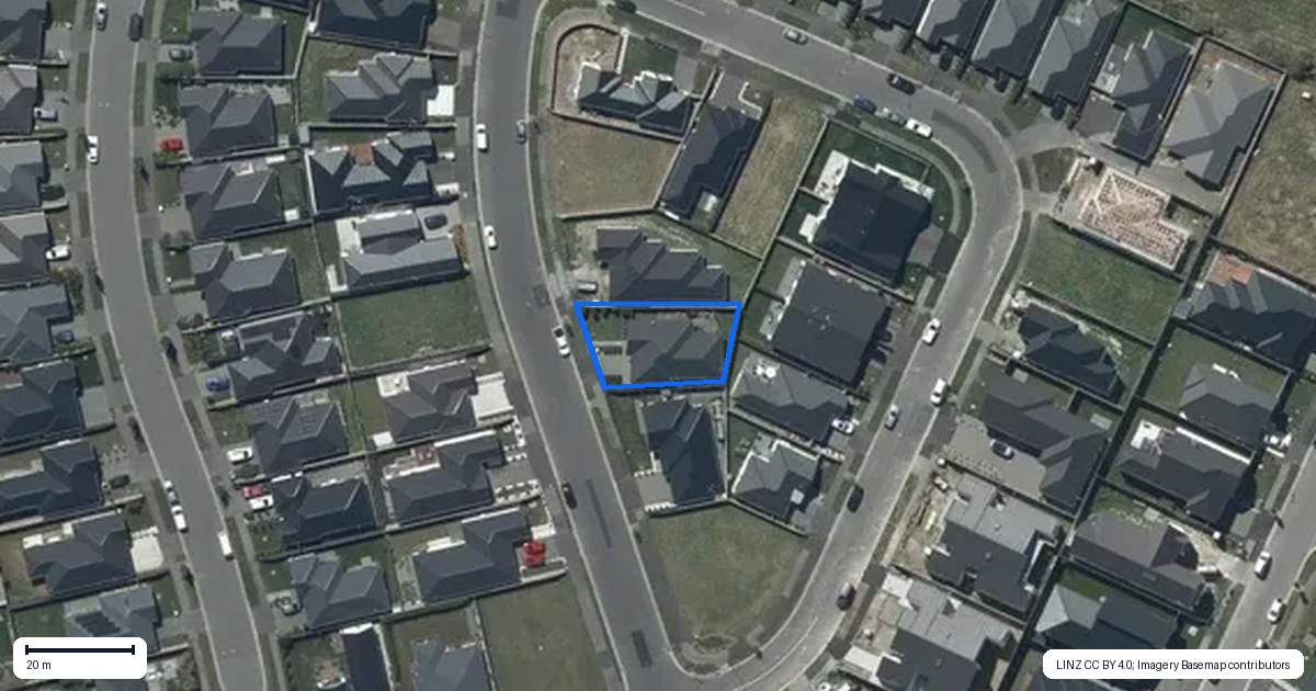 Property context map for 46 Te Repo Drive, Halswell, Christchurch