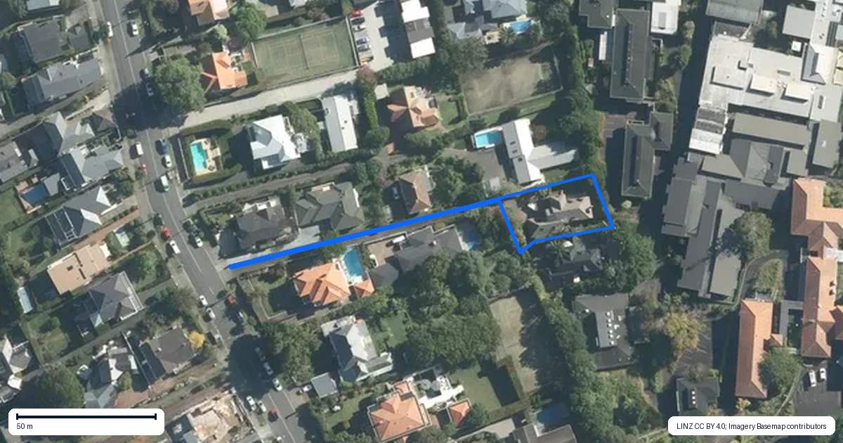 Property context map for 27B Upland Road, Remuera, Auckland