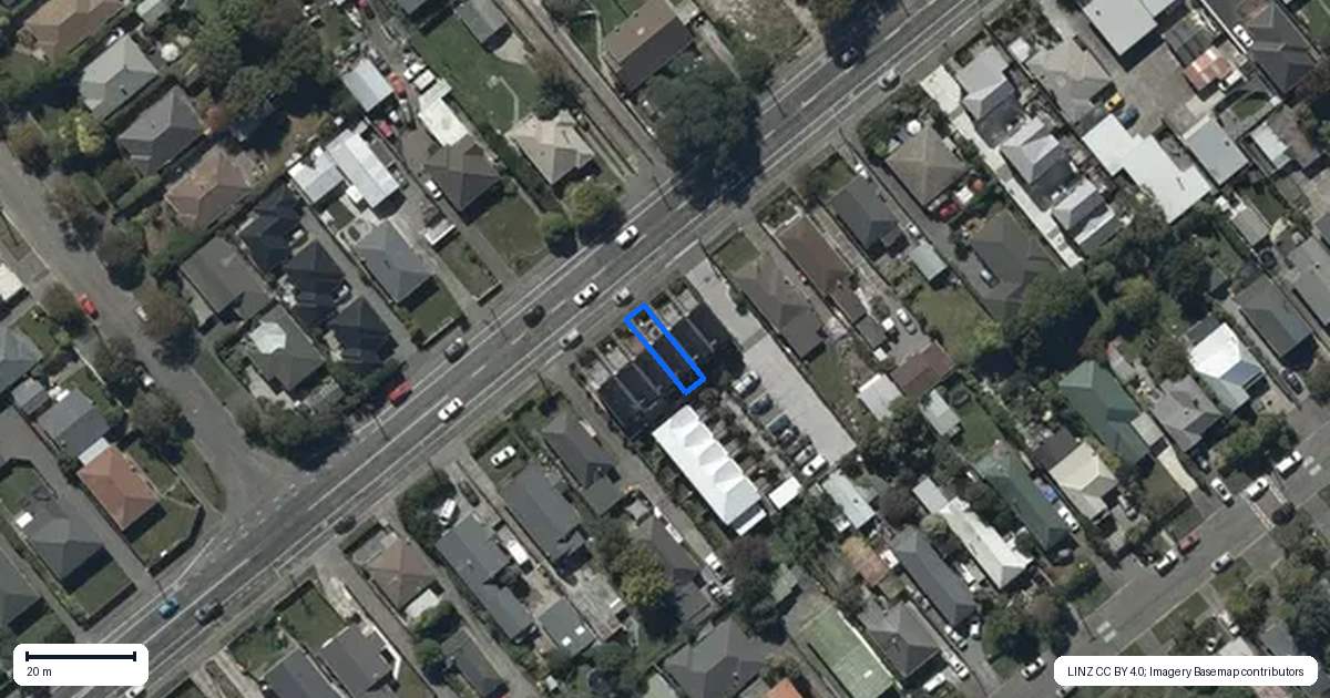 Property context map for 4/80 Milton Street, Somerfield, Christchurch
