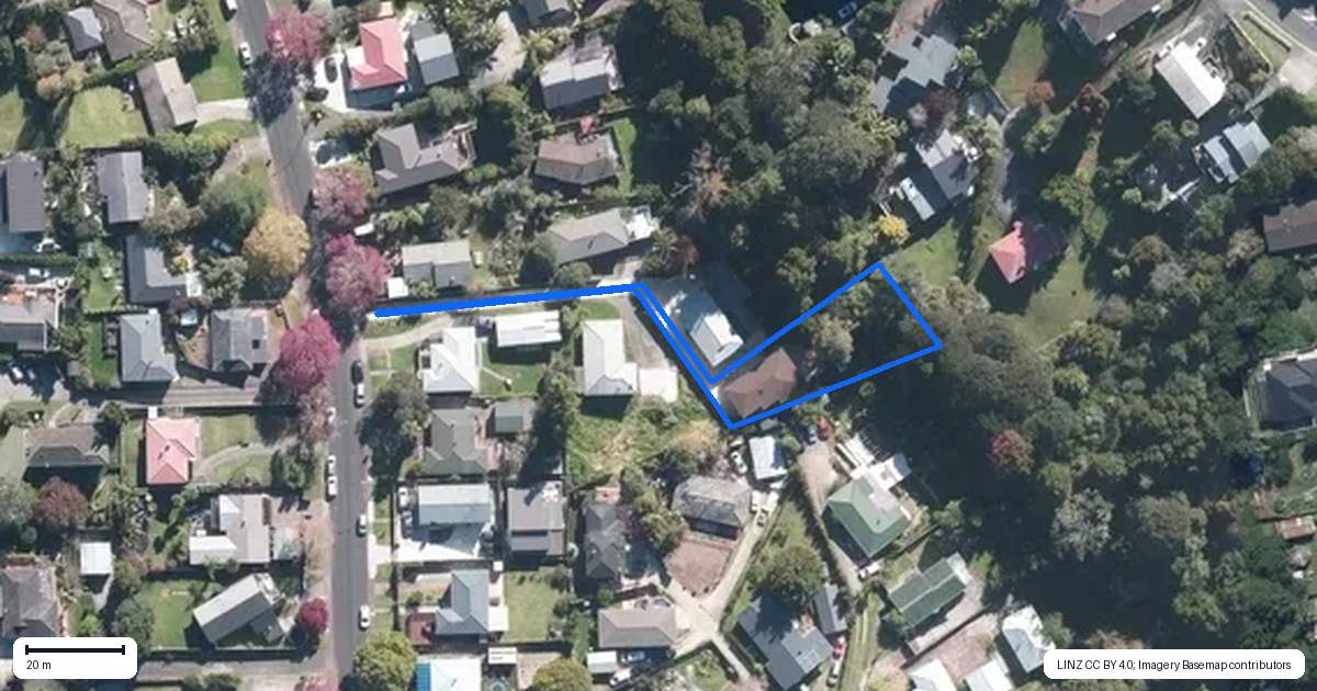 Property context map for 54A Vandeleur Avenue, Birkdale, Auckland