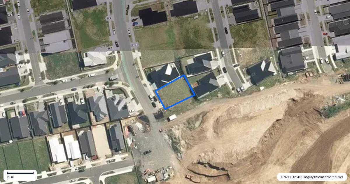 Property context map for 39 Taahunui Rise, Peacocke, Hamilton