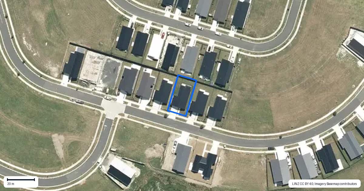 Property context map for 58 Raranga Road, Te Kauwhata