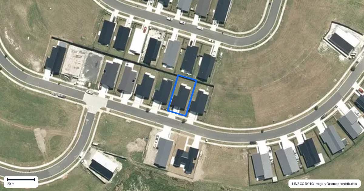 Property context map for 56 Raranga Road, Te Kauwhata