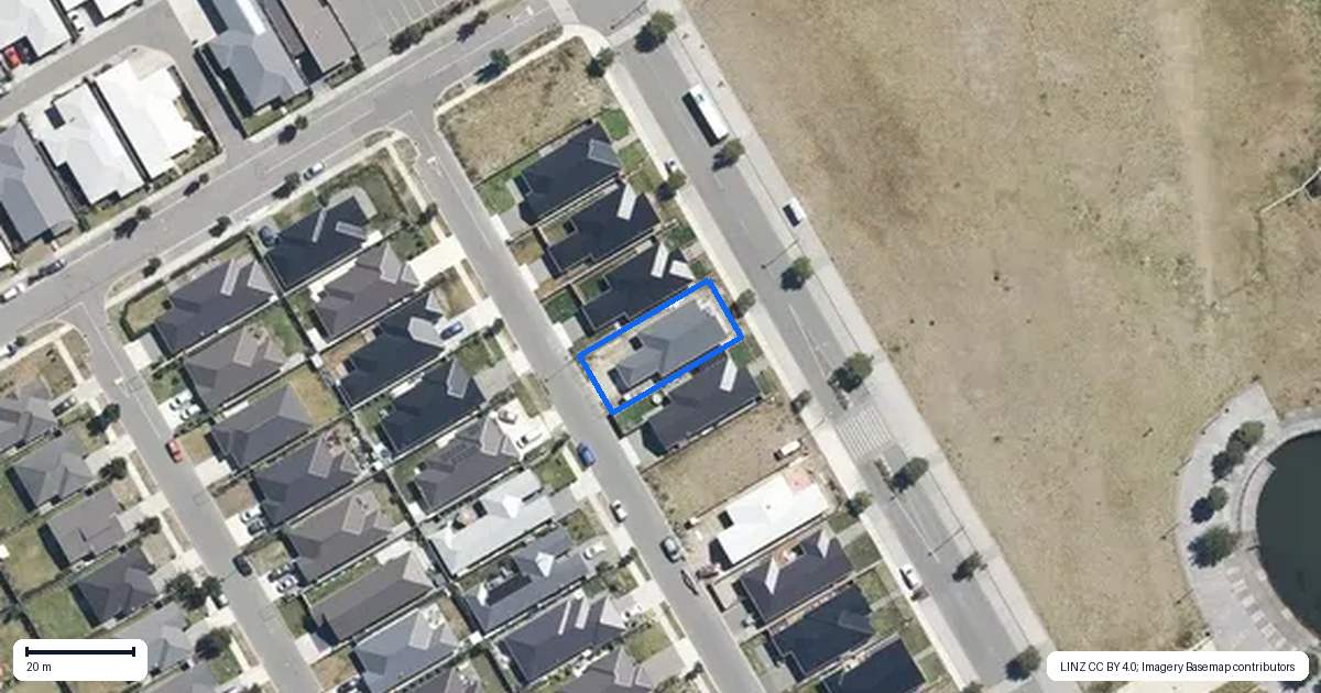 Property context map for 87 Pegasus Main Street, Pegasus