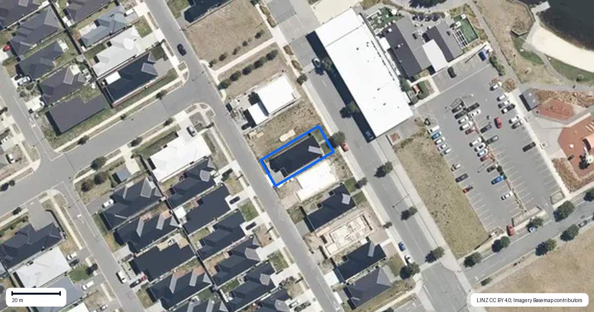 Property context map for 67 Pegasus Main Street, Pegasus