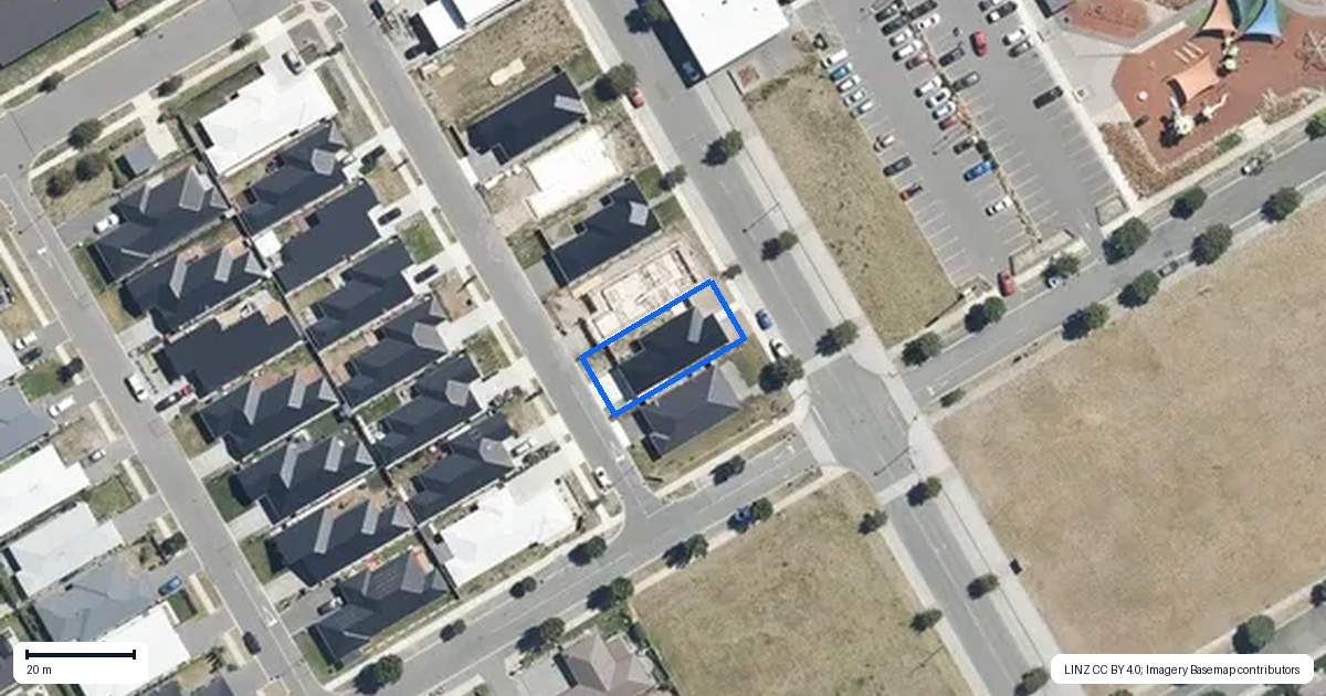 Property context map for 59 Pegasus Main Street, Pegasus