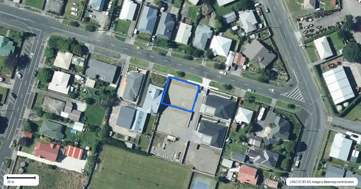 Property context map for 5 Grey Street, Hawera