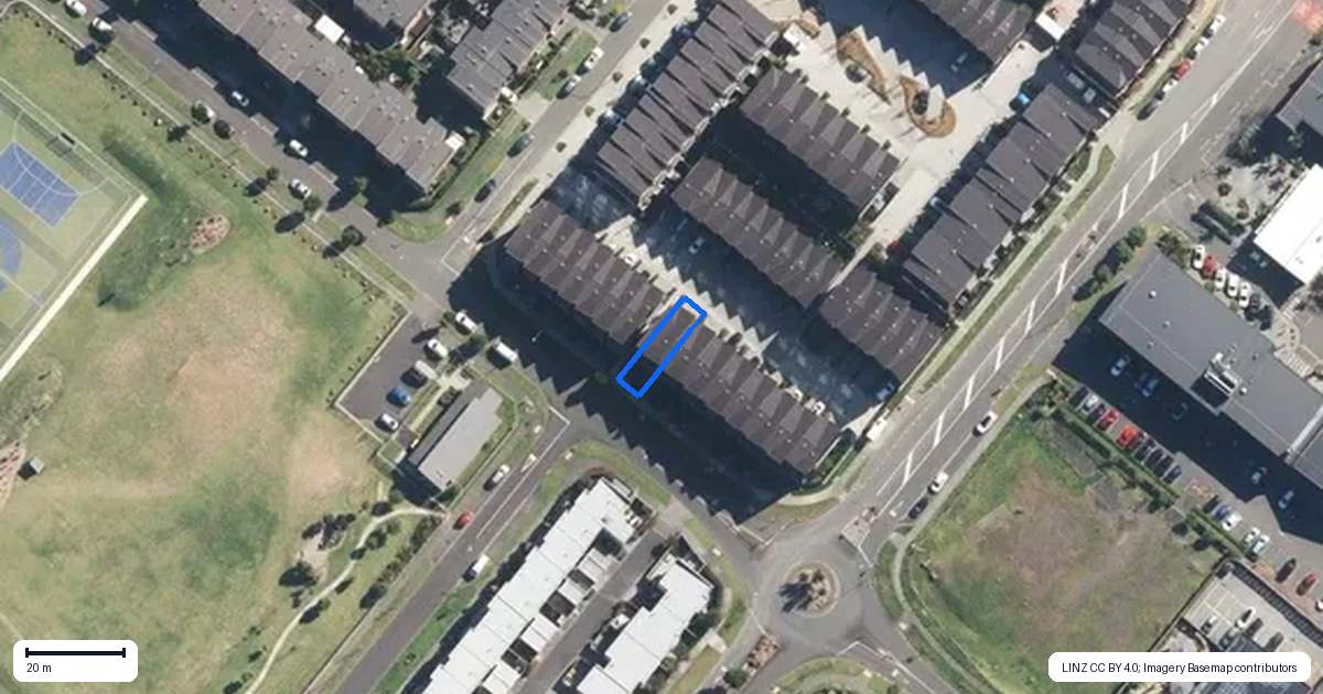 Property context map for 15 Silica Mews, Stonefields, Auckland