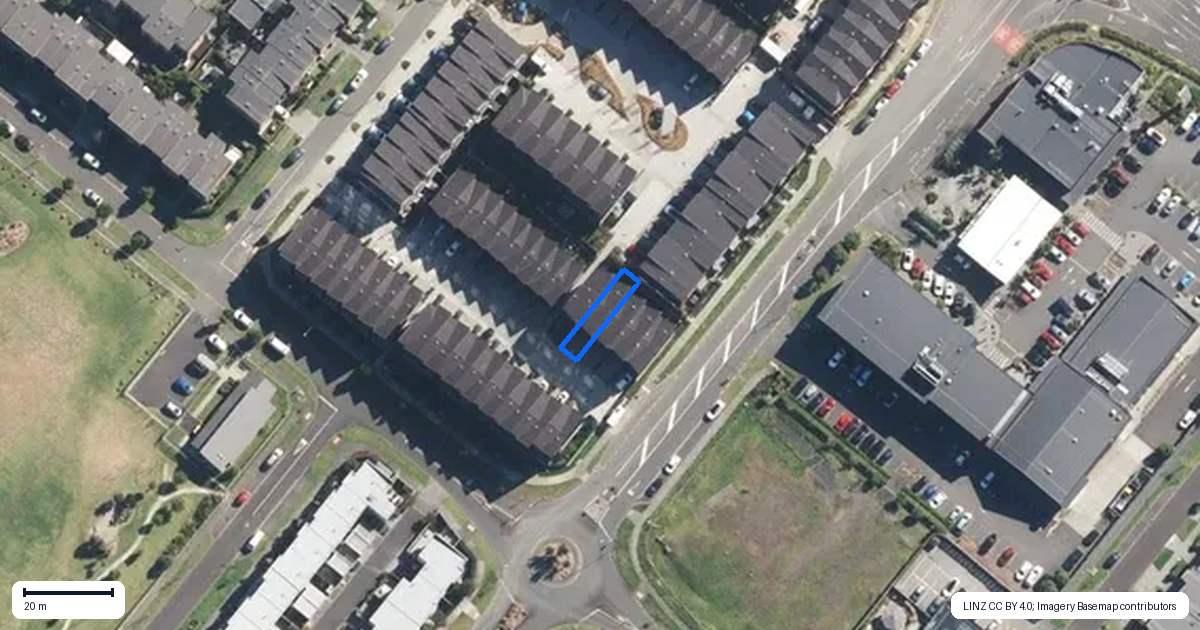 Property context map for 24 Silica Mews, Stonefields, Auckland