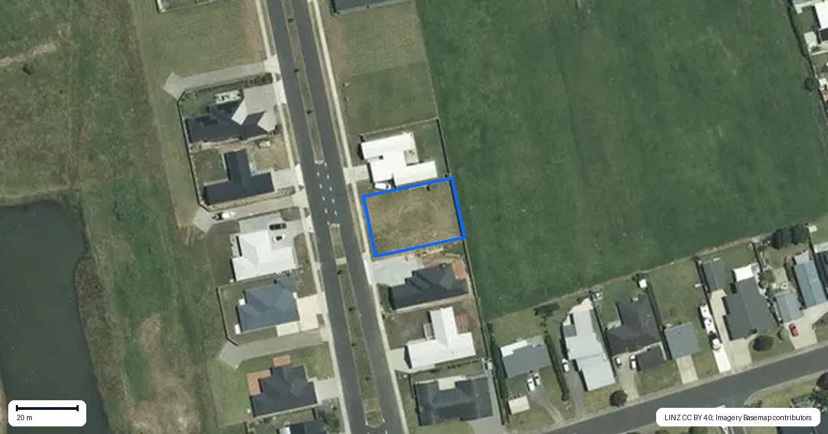 Property context map for 160 Kupe Drive, Whitianga