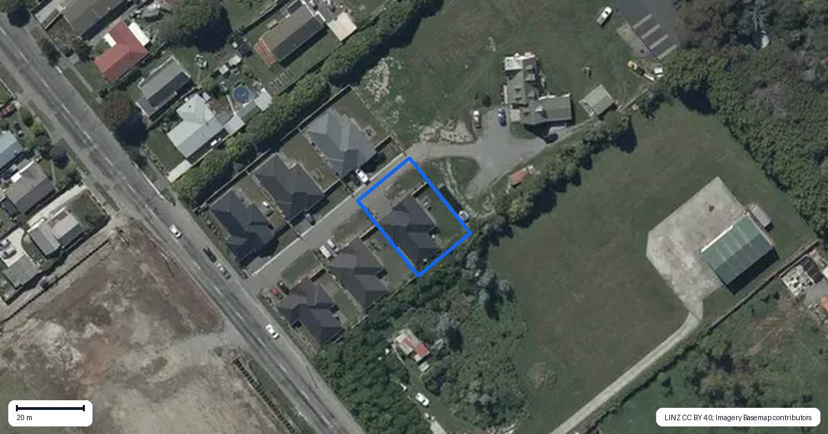 Property context map for 3/176 Hendersons Road, Hoon Hay, Christchurch