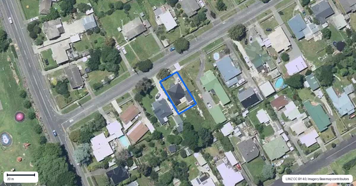 Property context map for 6 Nixon Street, Whanganui East, Whanganui