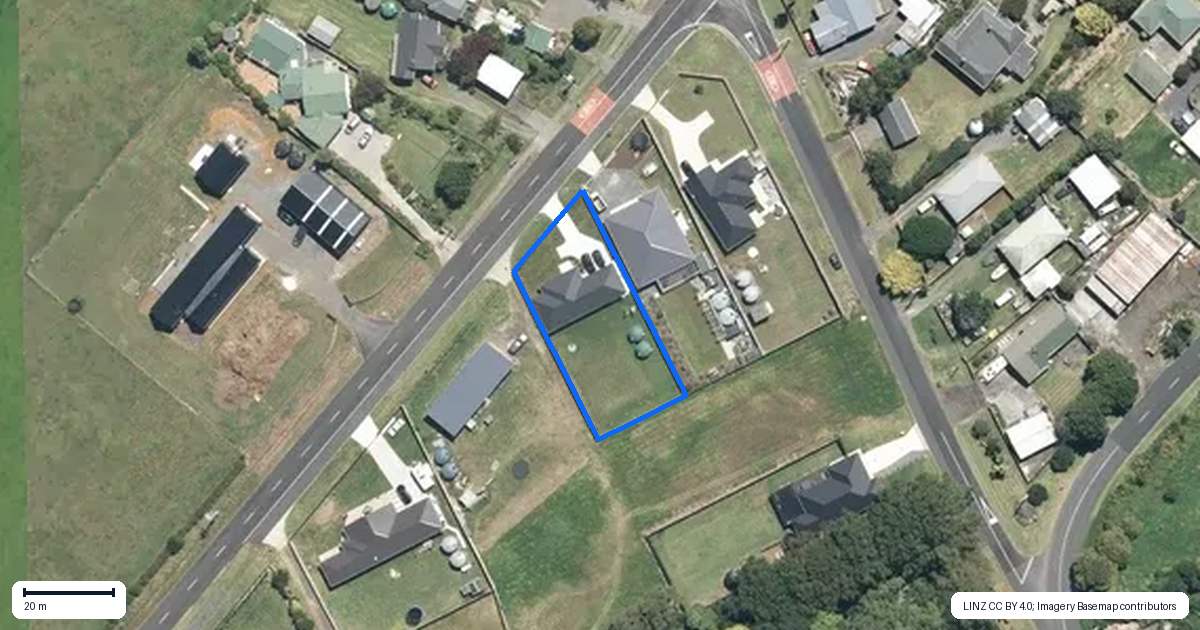 Property context map for 69 Maioro Road, Otaua