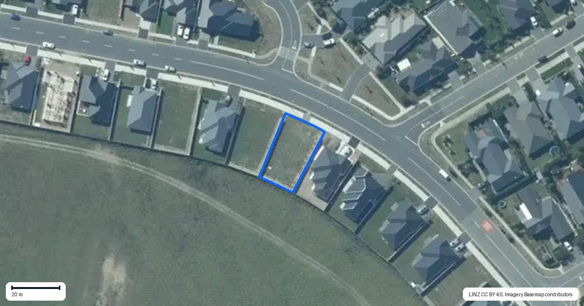 Property context map for 577 East Maddisons Road, Rolleston