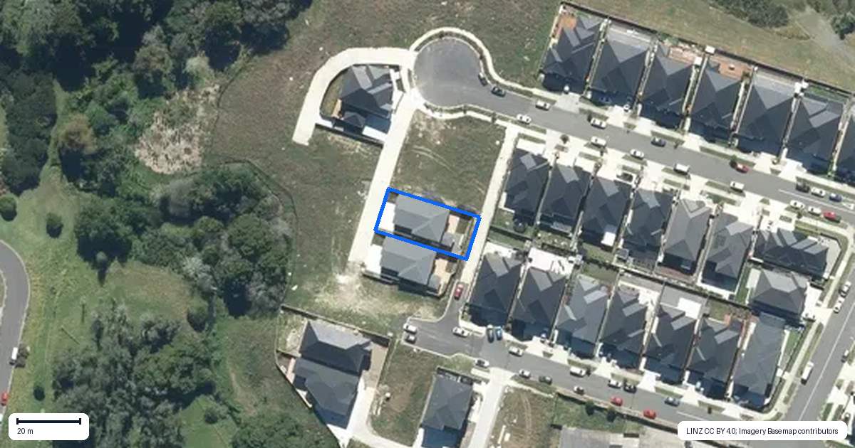 Property context map for 6 Kakau Lane, Flat Bush, Auckland