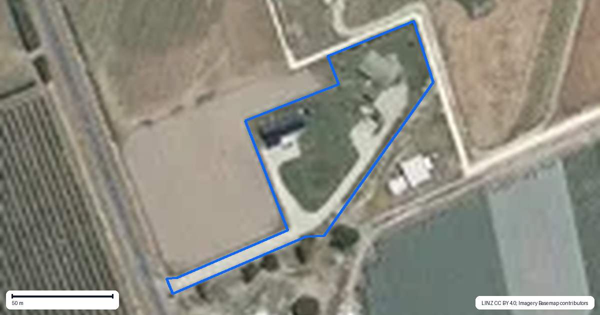 Property context map for 285 Te Mata Mangateretere Road, Havelock North
