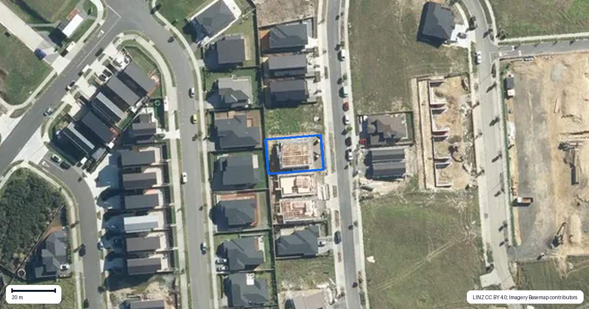 Property context map for 56 Matangi View Drive, Orewa
