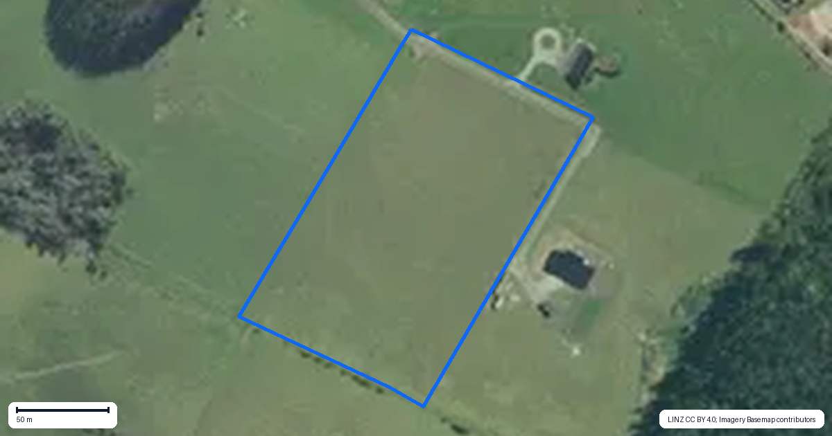 Property context map for 252D Otaha Road, Kaeo