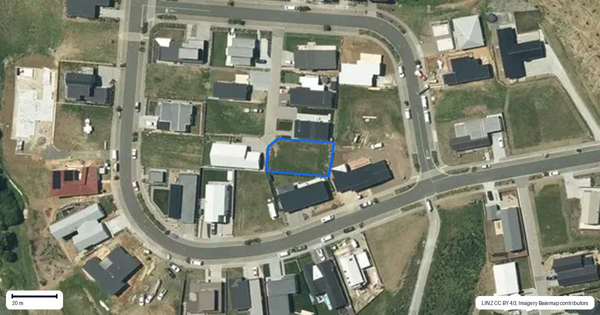 Property context map for 7 Taeore Lane, Raglan