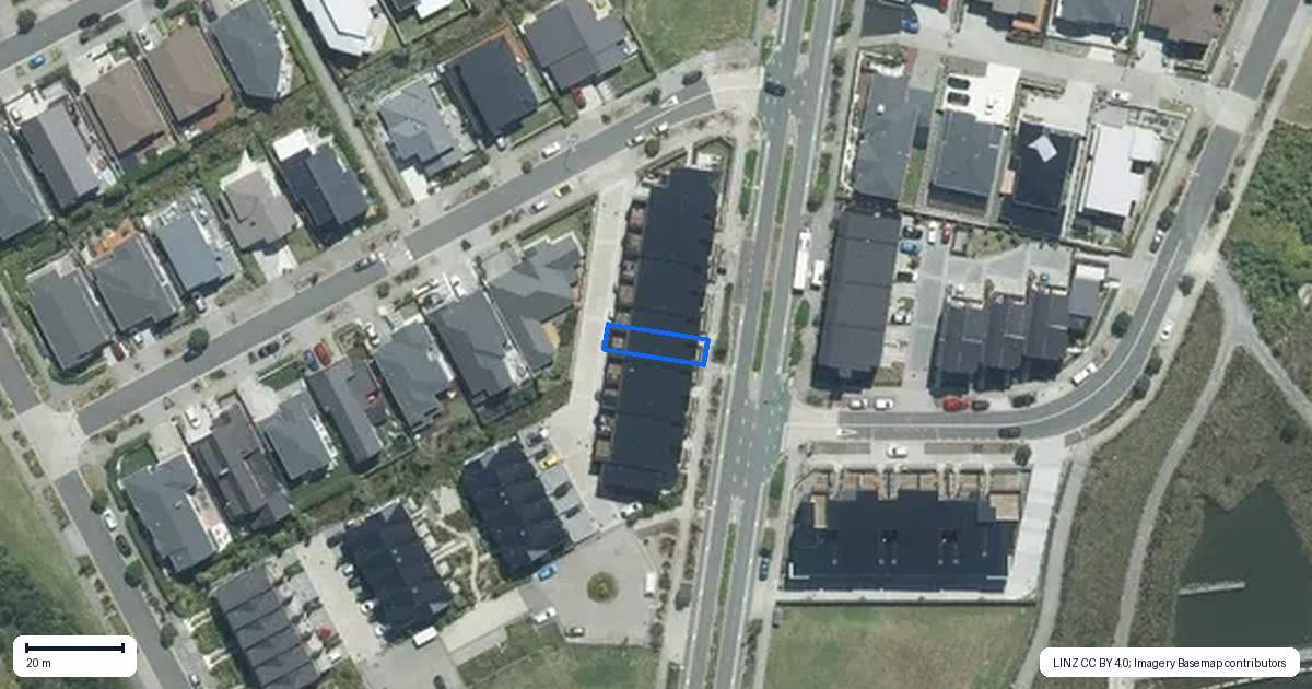Property context map for 116 Te Oneroa Way, Long Bay, Auckland