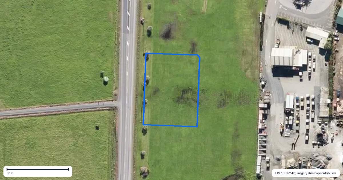 Property context map for 6 Te Paia Lane, Kaitaia