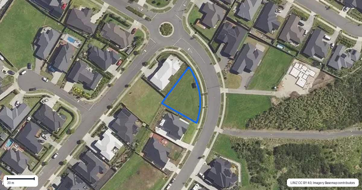 Property context map for 10 Flounder Drive, Omokoroa