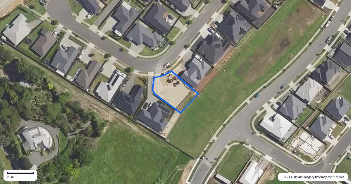 Property context map for 17 Kahawai Place, Omokoroa