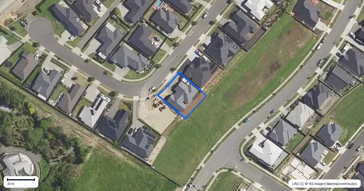 Property context map for 15 Kahawai Place, Omokoroa