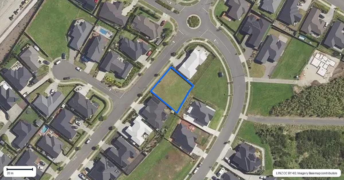Property context map for 3 Kahawai Place, Omokoroa