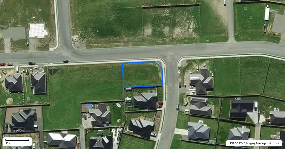 Property context map for 41 Claremont Crescent, Amberley