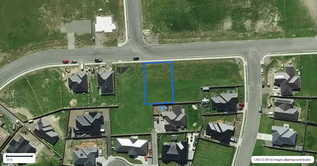 Property context map for 40 Hilton Drive, Amberley
