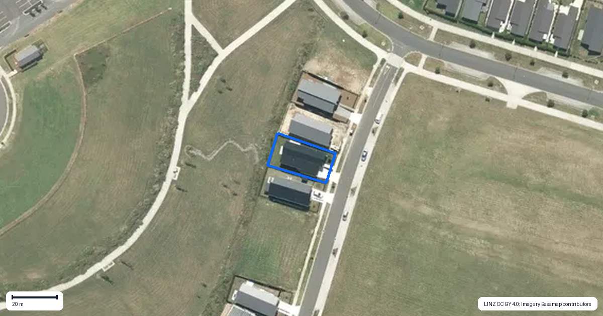 Property context map for 8 Whatahuhu Street, Te Kauwhata