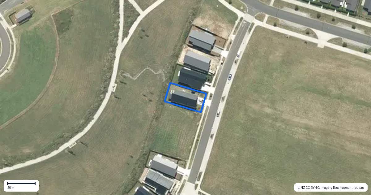 Property context map for 10 Whatahuhu Street, Te Kauwhata