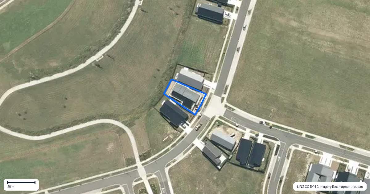 Property context map for 18 Whatahuhu Street, Te Kauwhata