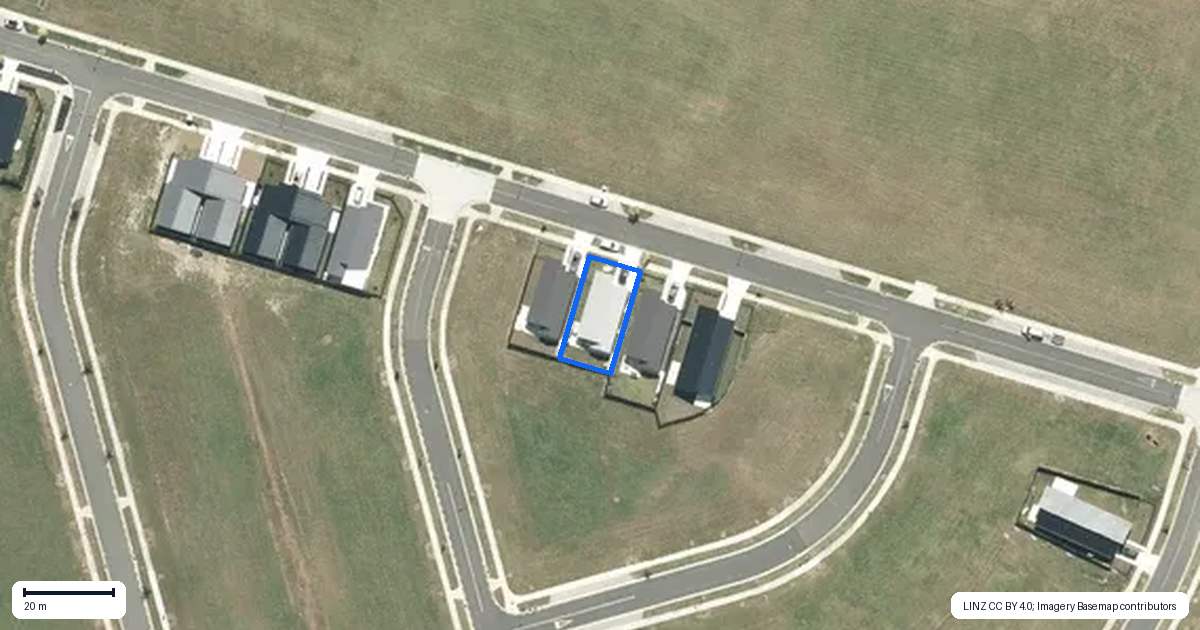Property context map for 24 Te Mamae Street, Te Kauwhata